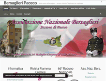 Tablet Screenshot of bersaglieripaceco.net